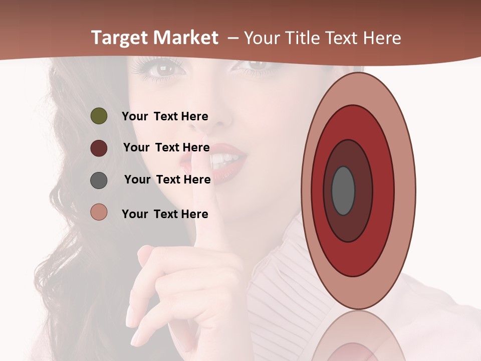 Smile Female Cute PowerPoint Template