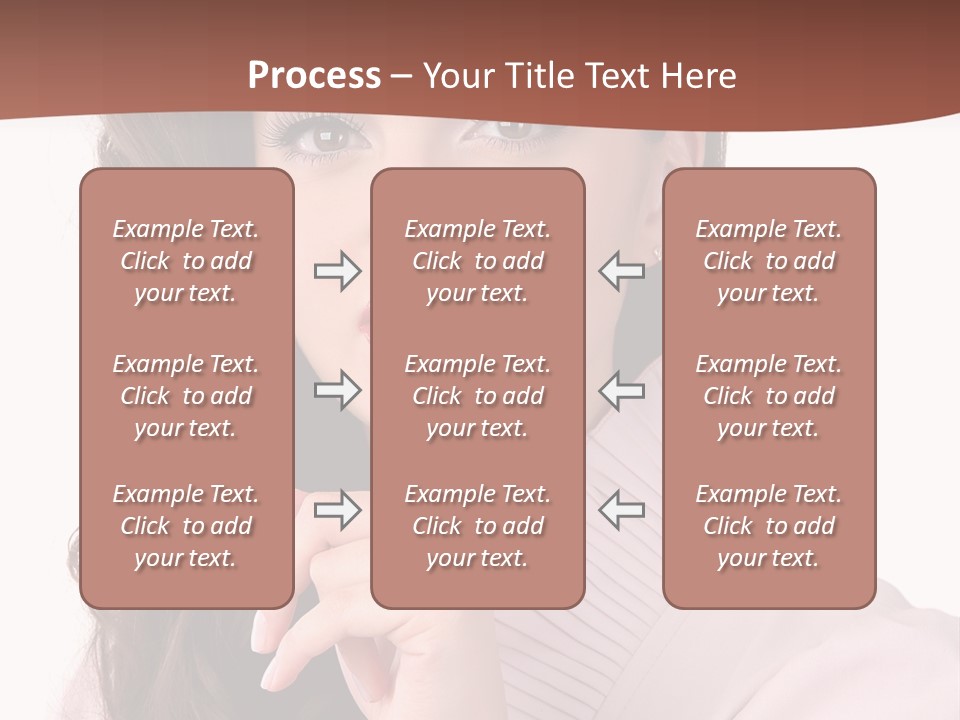 Smile Female Cute PowerPoint Template