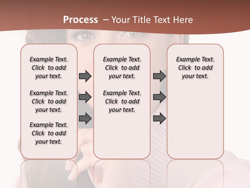 Smile Female Cute PowerPoint Template