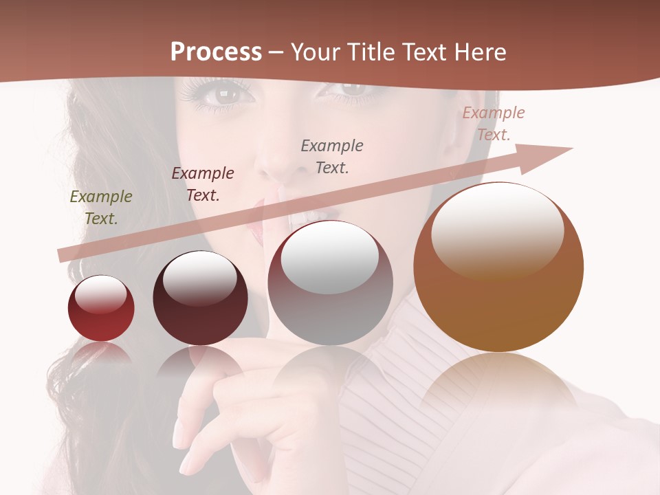 Smile Female Cute PowerPoint Template