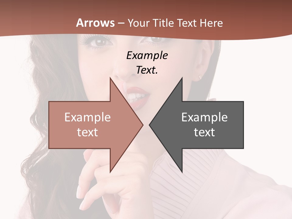 Smile Female Cute PowerPoint Template