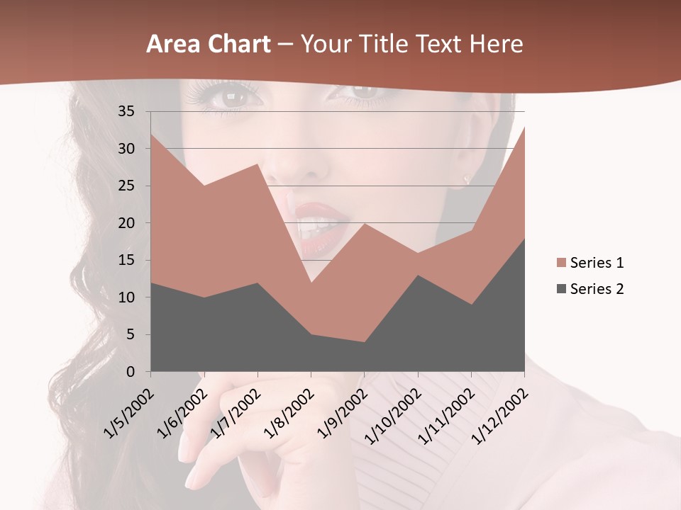 Smile Female Cute PowerPoint Template