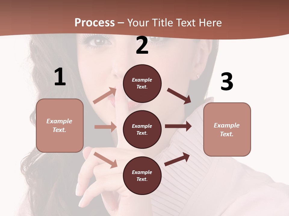 Smile Female Cute PowerPoint Template