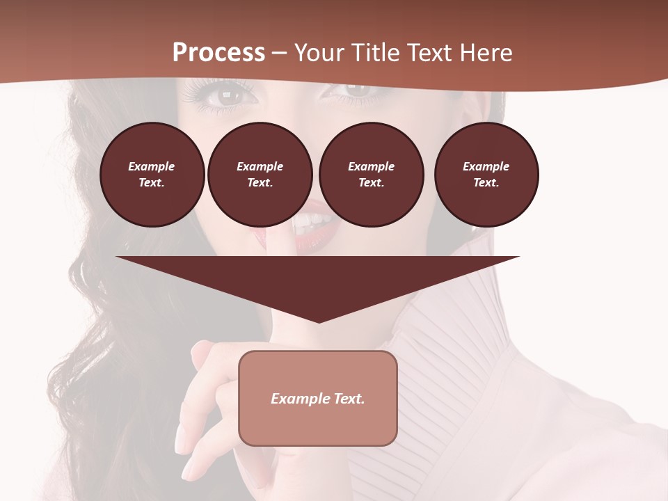 Smile Female Cute PowerPoint Template