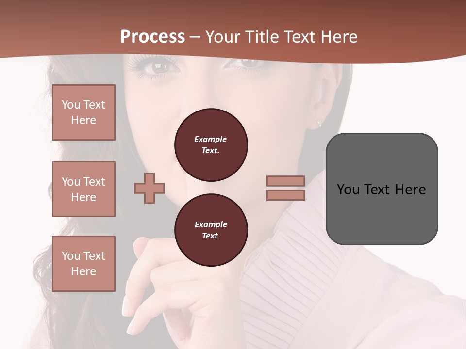 Smile Female Cute PowerPoint Template