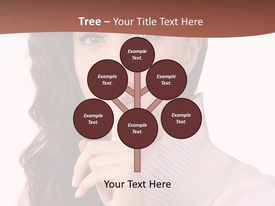 Smile Female Cute PowerPoint Template