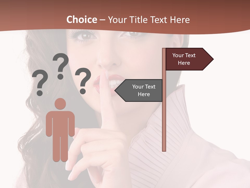Smile Female Cute PowerPoint Template