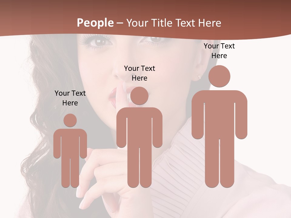 Smile Female Cute PowerPoint Template