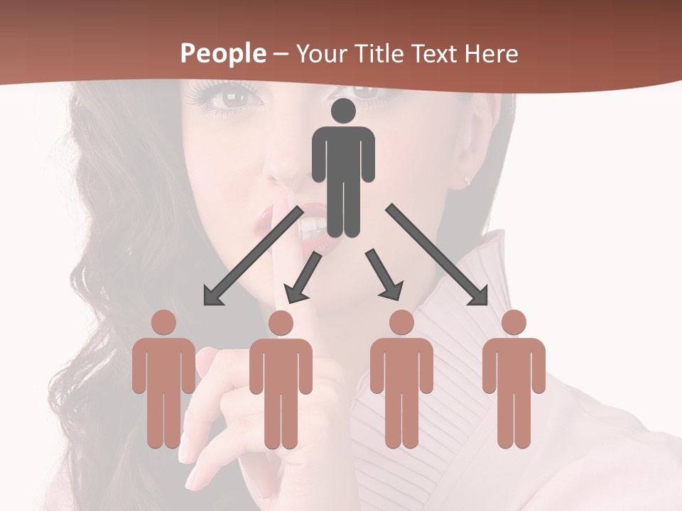 Smile Female Cute PowerPoint Template