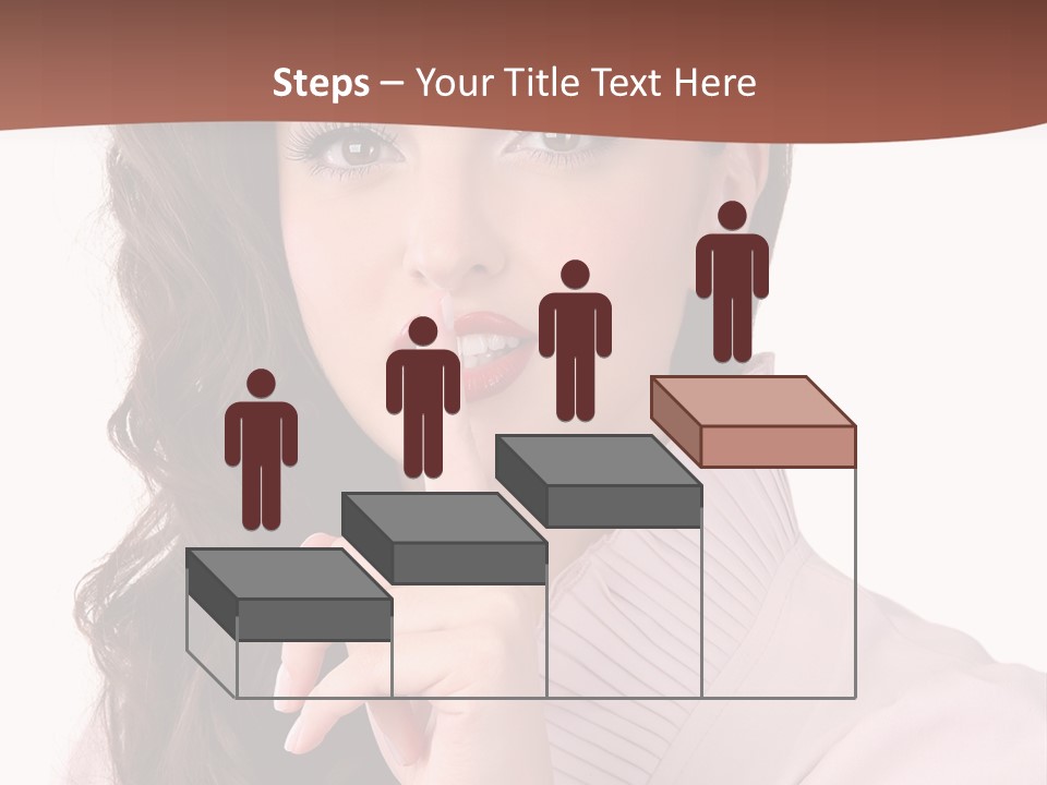 Smile Female Cute PowerPoint Template