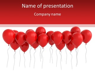 Party Together White PowerPoint Template