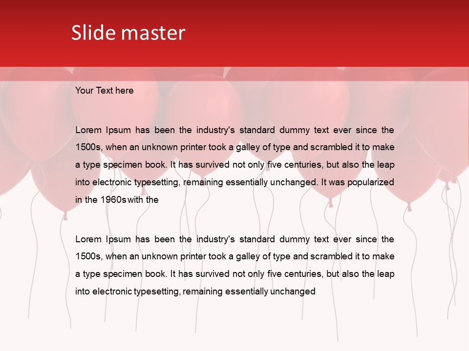 Party Together White PowerPoint Template