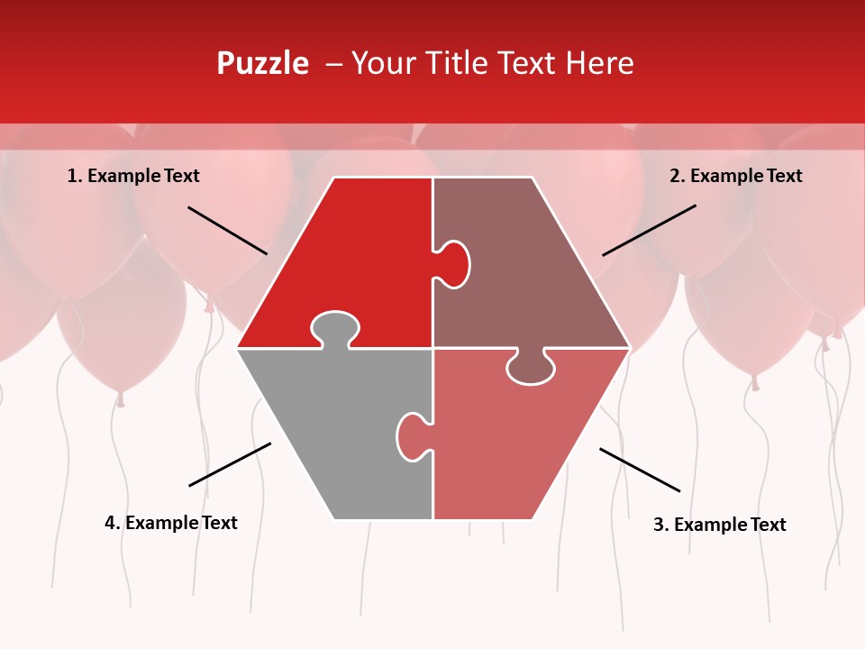 Party Together White PowerPoint Template