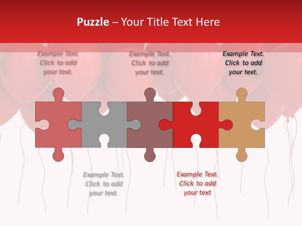 Party Together White PowerPoint Template