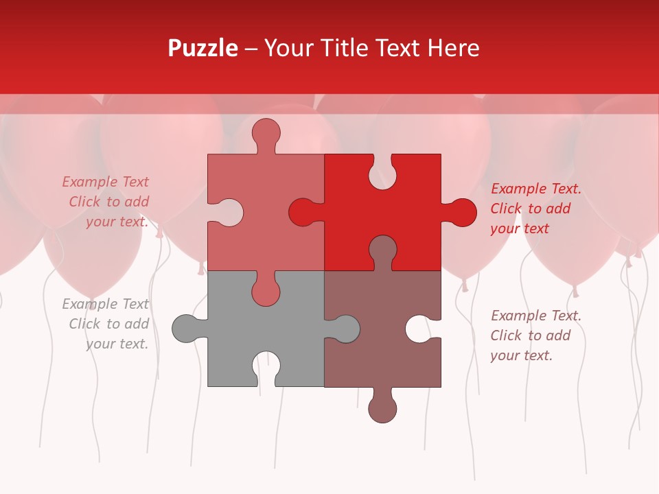 Party Together White PowerPoint Template