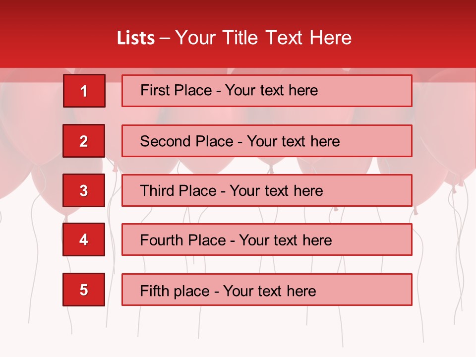 Party Together White PowerPoint Template