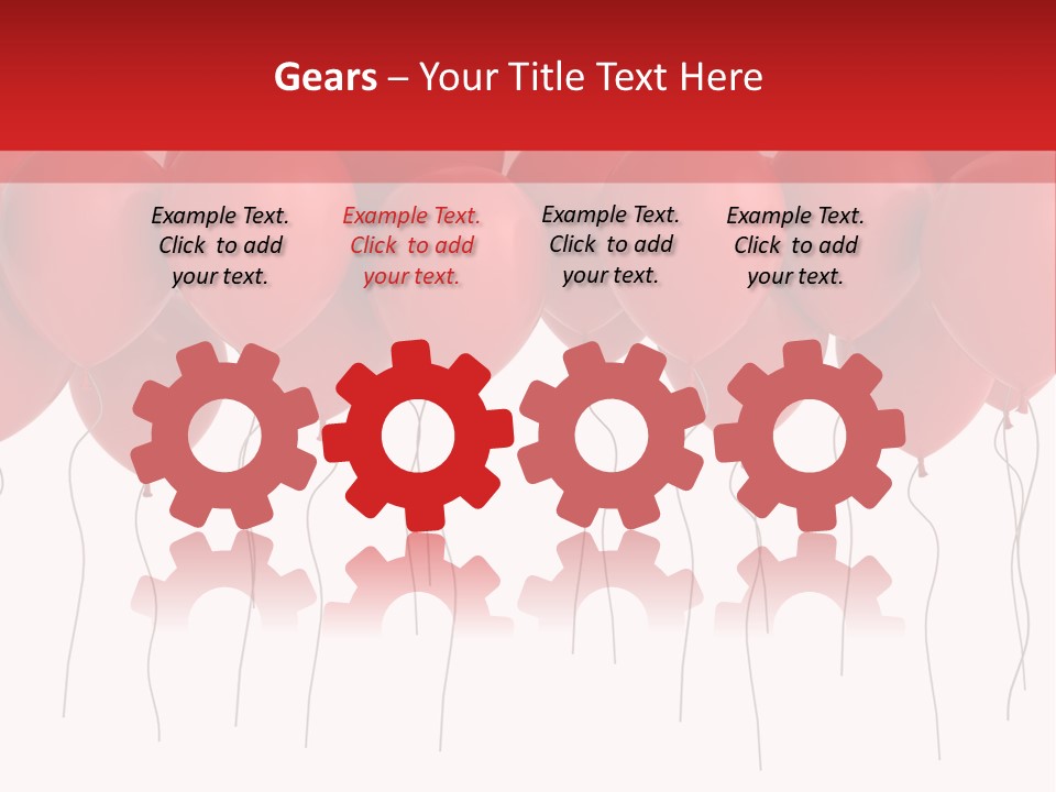 Party Together White PowerPoint Template