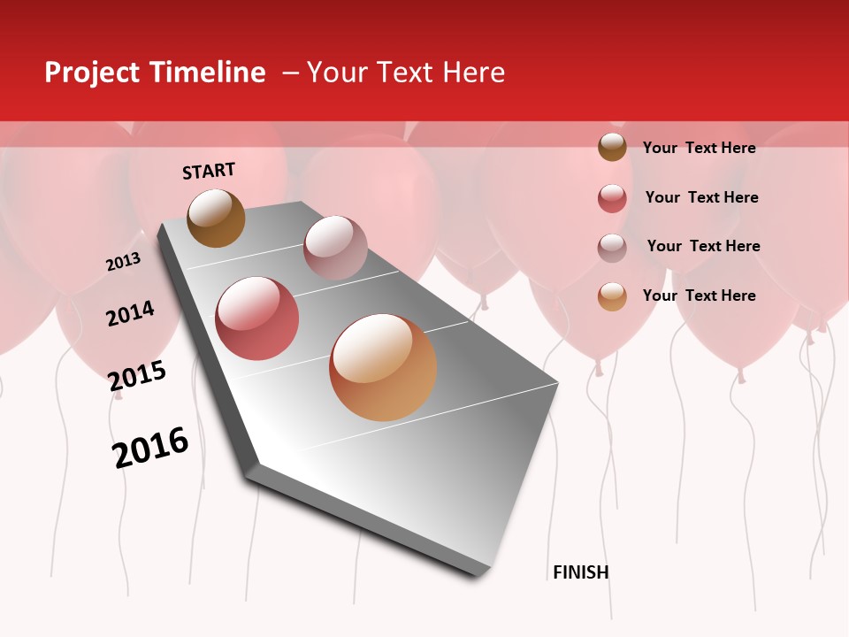 Party Together White PowerPoint Template