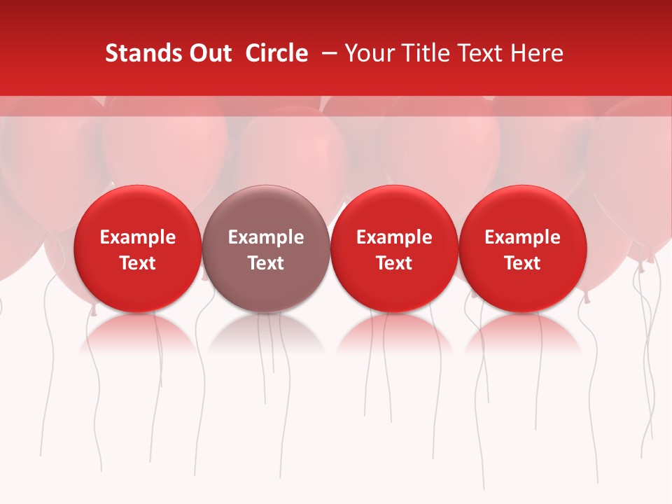 Party Together White PowerPoint Template