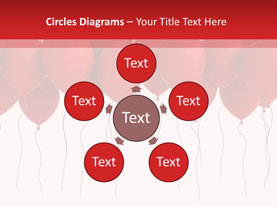 Party Together White PowerPoint Template