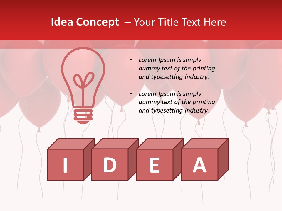 Party Together White PowerPoint Template