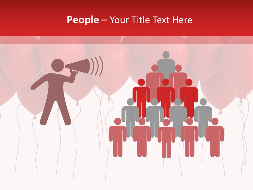 Party Together White PowerPoint Template