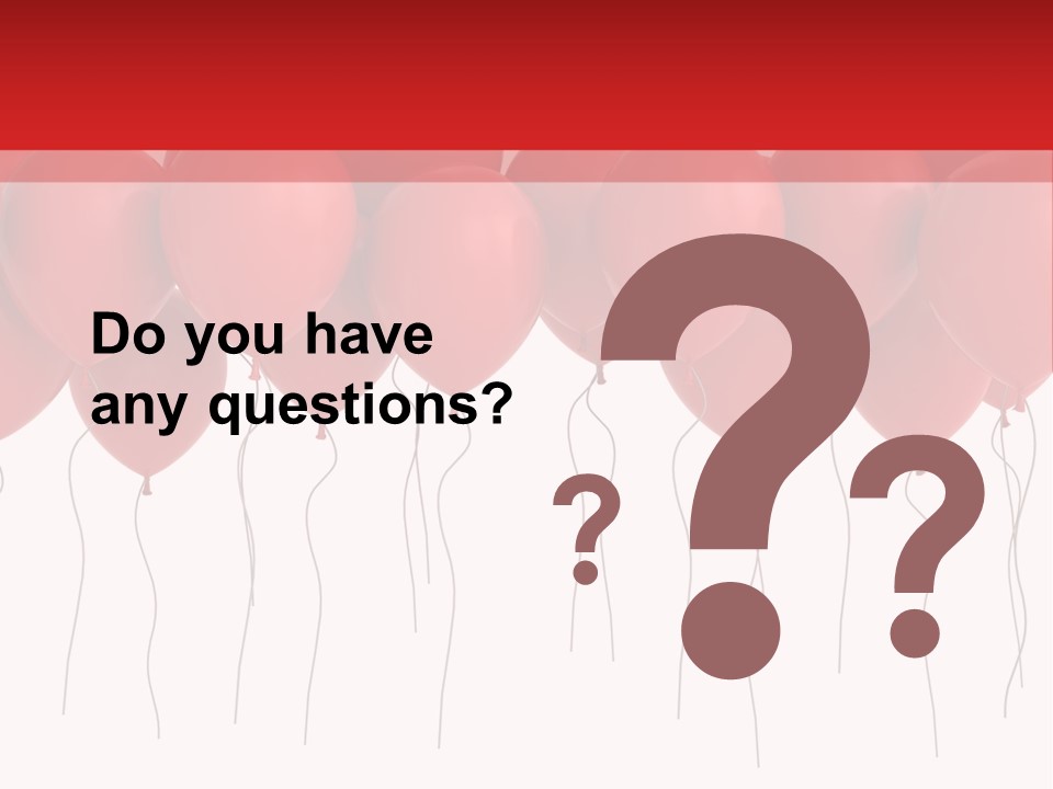 Party Together White PowerPoint Template