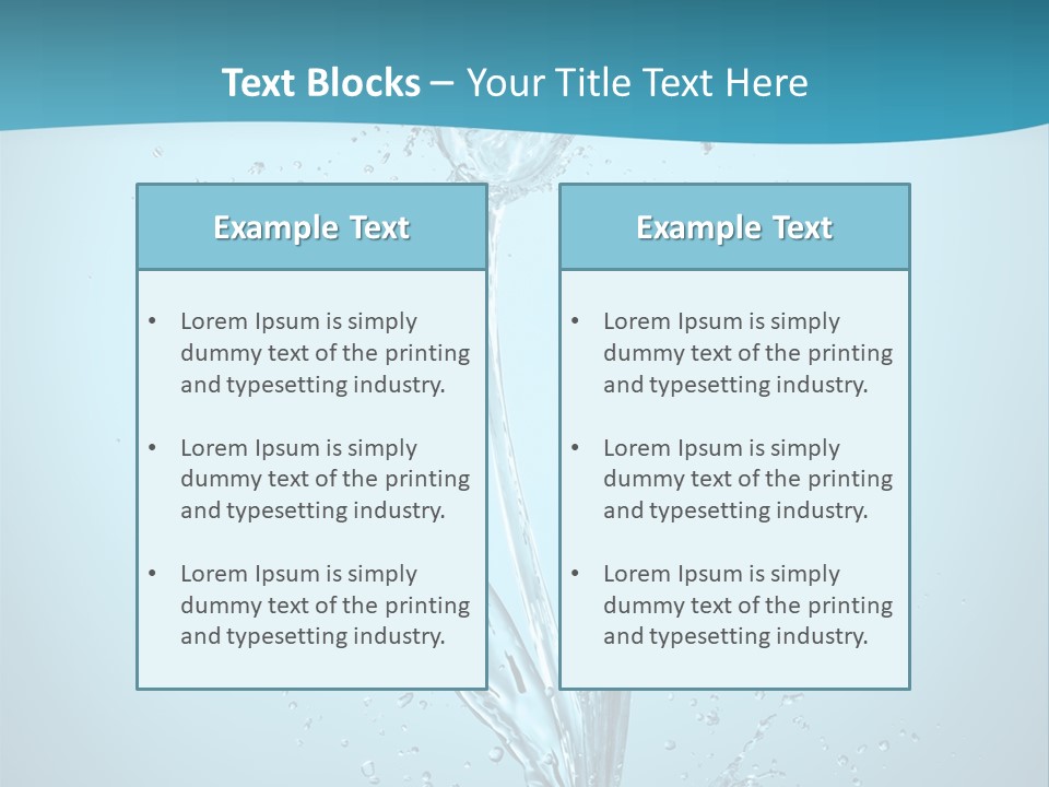Flower Studio Thirsty PowerPoint Template