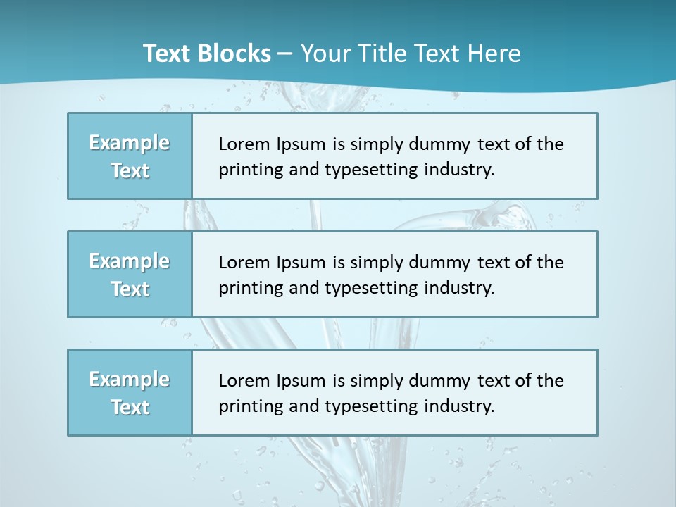 Flower Studio Thirsty PowerPoint Template