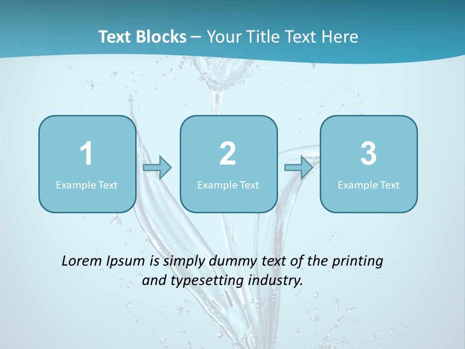 Flower Studio Thirsty PowerPoint Template