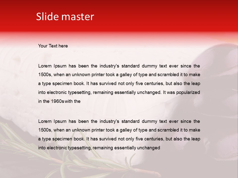 Isolated Goat Nobody PowerPoint Template