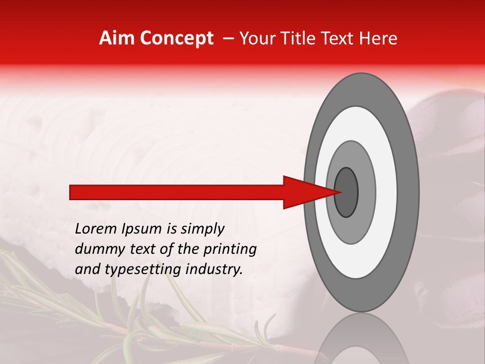 Isolated Goat Nobody PowerPoint Template