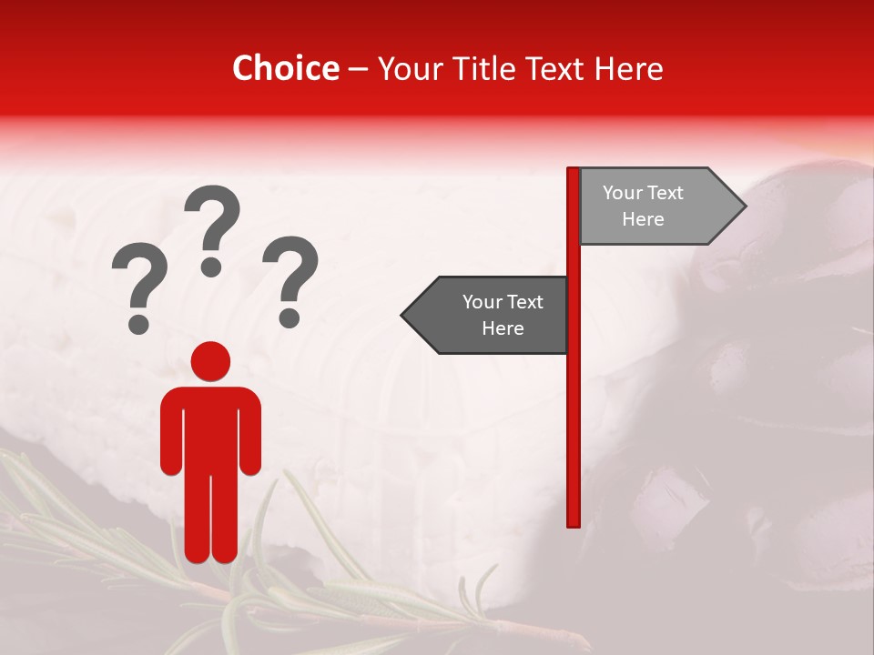 Isolated Goat Nobody PowerPoint Template