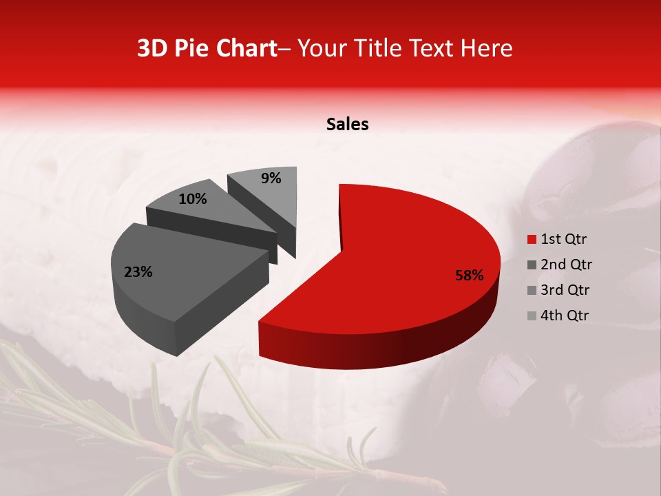 Isolated Goat Nobody PowerPoint Template