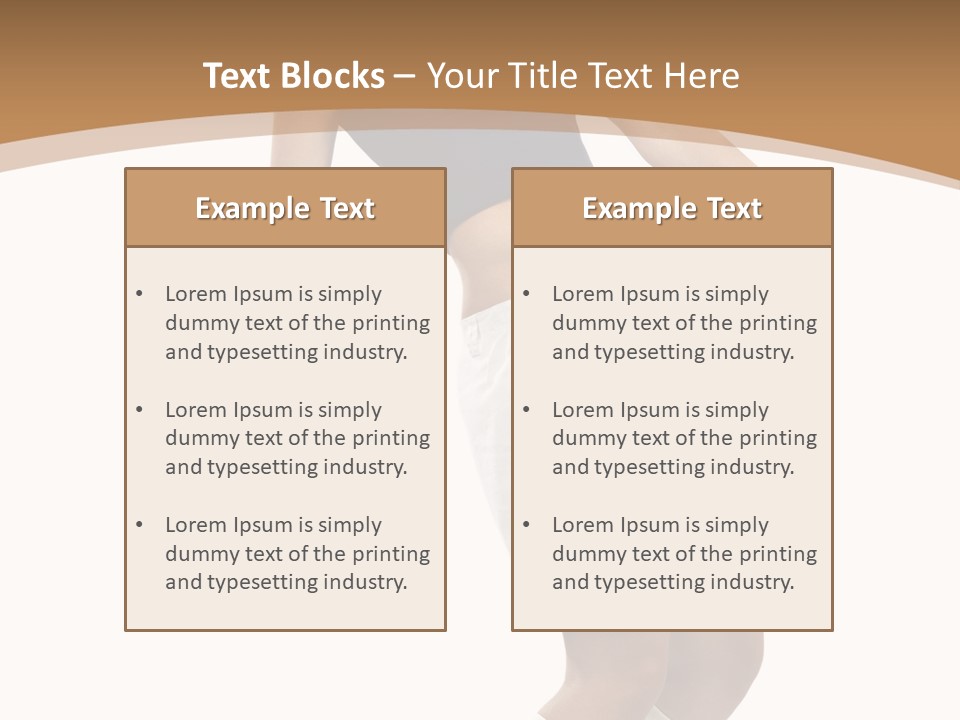 Woman Footballer Pretty PowerPoint Template