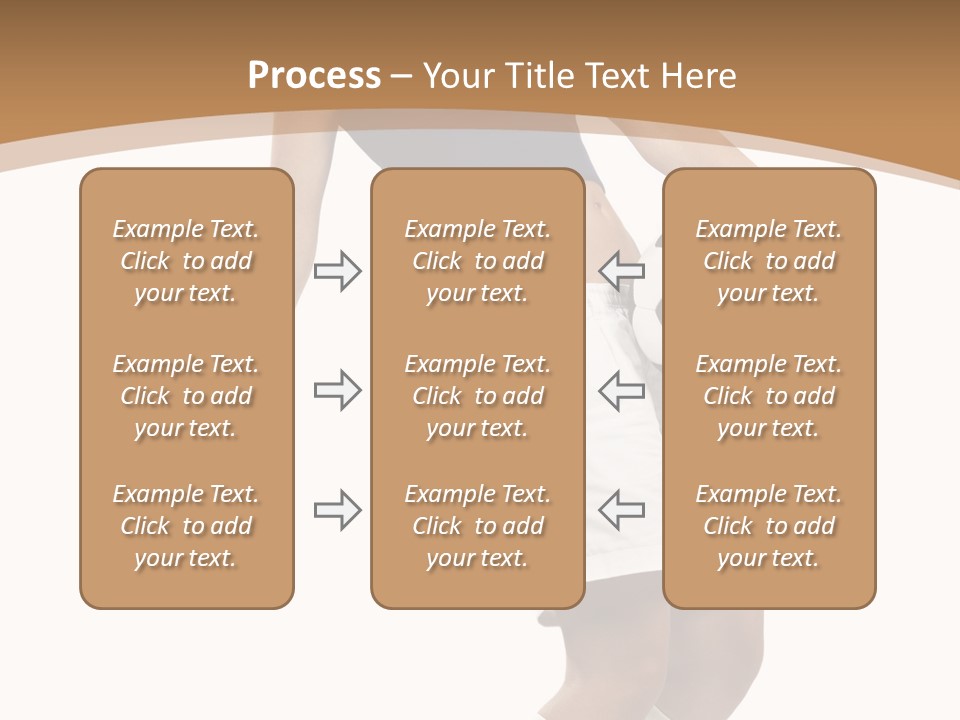 Woman Footballer Pretty PowerPoint Template