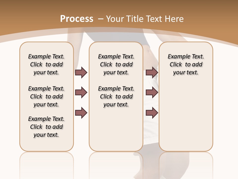 Woman Footballer Pretty PowerPoint Template