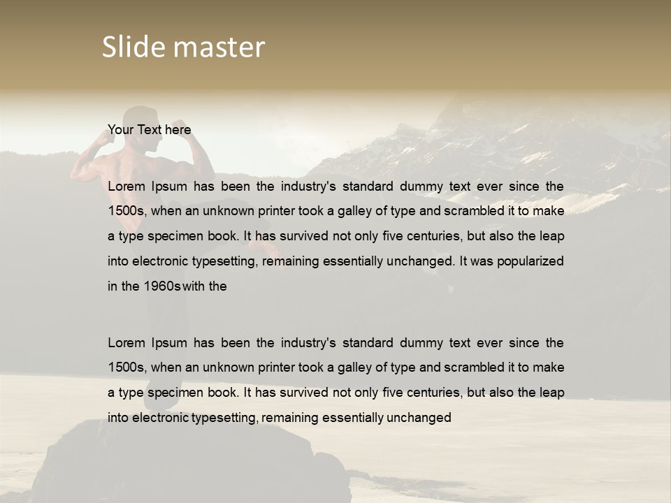 Detail Artist Young PowerPoint Template