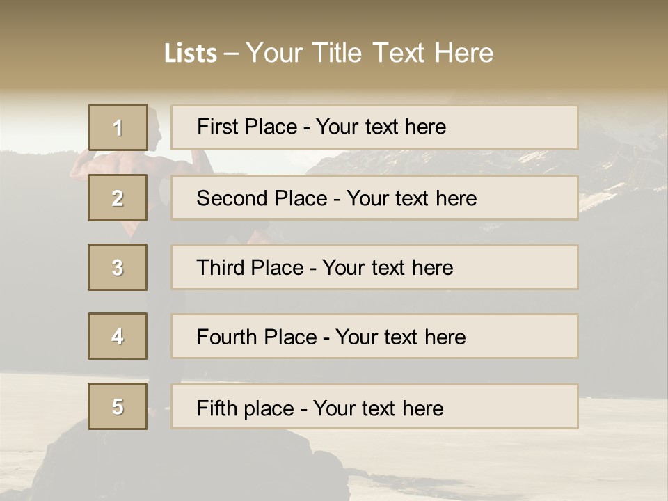 Detail Artist Young PowerPoint Template