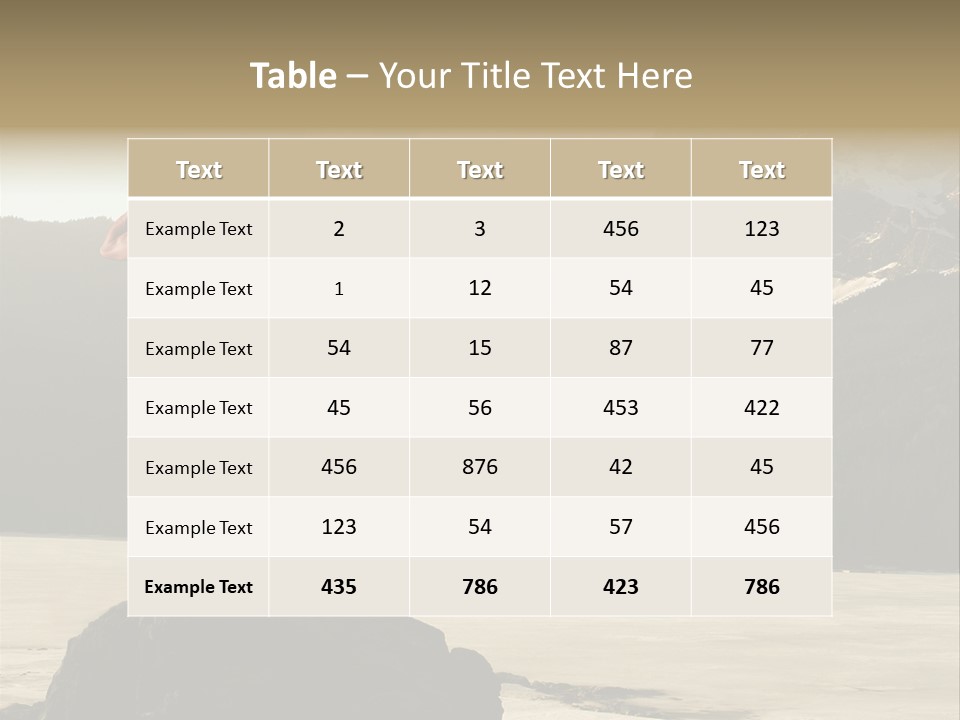 Detail Artist Young PowerPoint Template