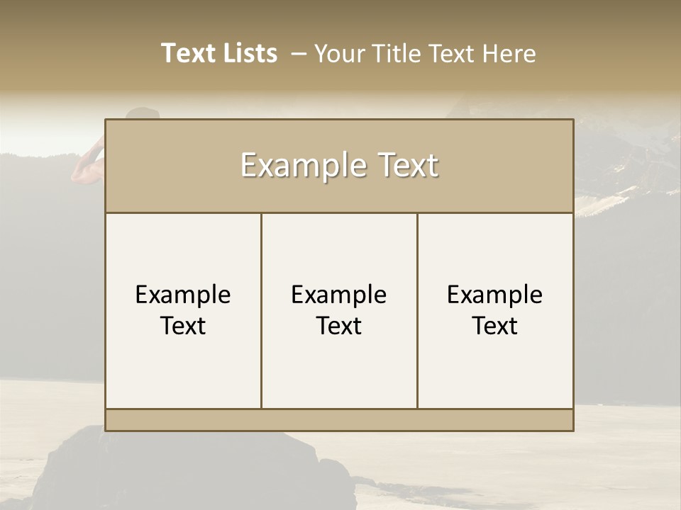 Detail Artist Young PowerPoint Template