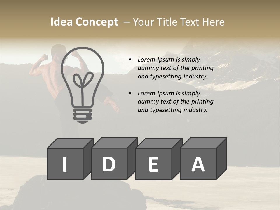 Detail Artist Young PowerPoint Template