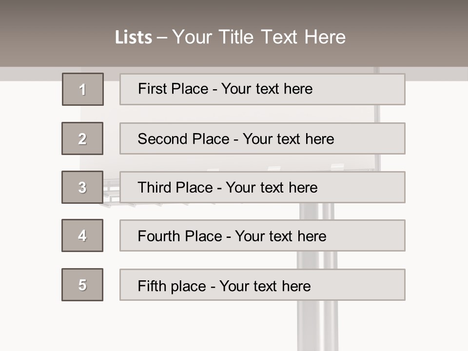 Traffic Nobody Message PowerPoint Template