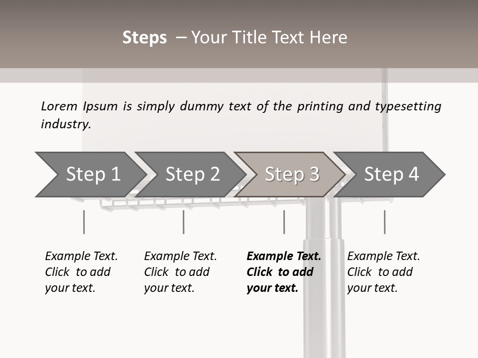 Traffic Nobody Message PowerPoint Template