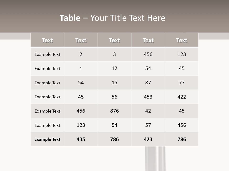Traffic Nobody Message PowerPoint Template