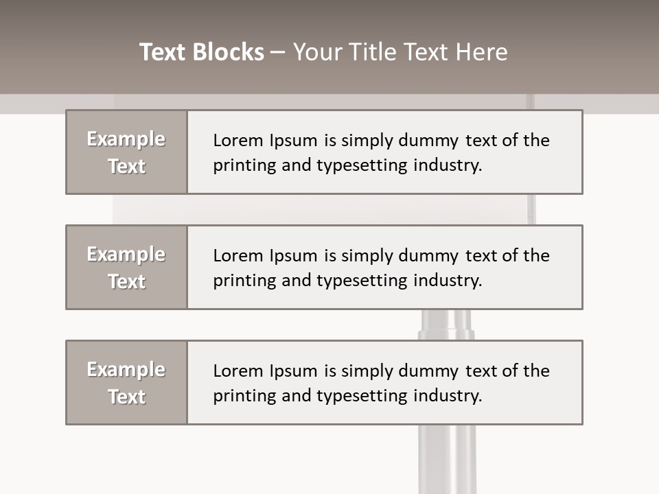 Traffic Nobody Message PowerPoint Template
