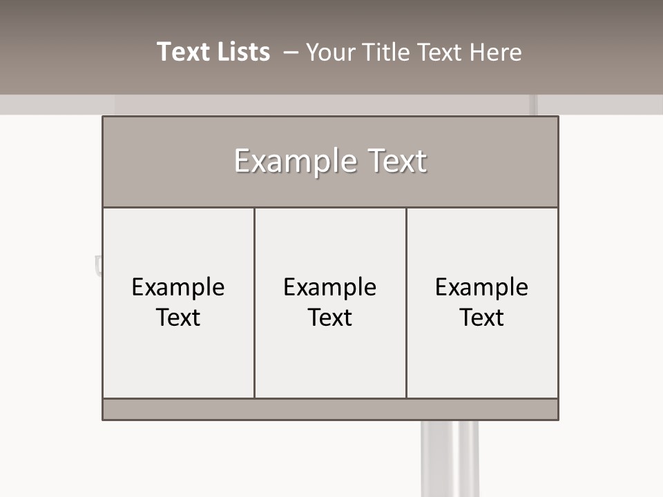Traffic Nobody Message PowerPoint Template