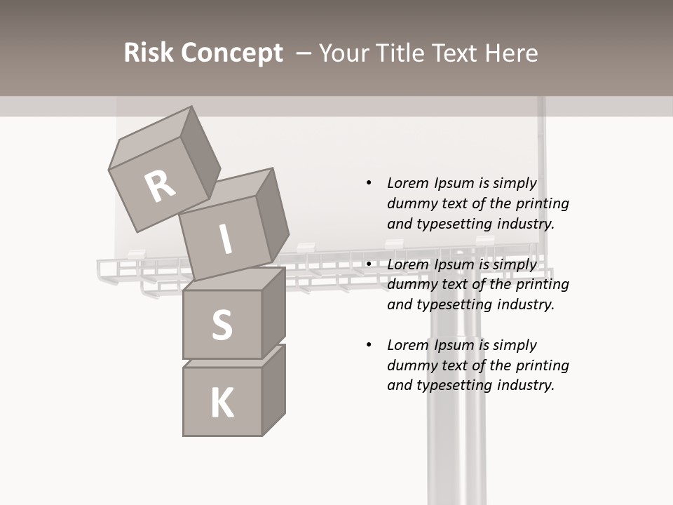 Traffic Nobody Message PowerPoint Template