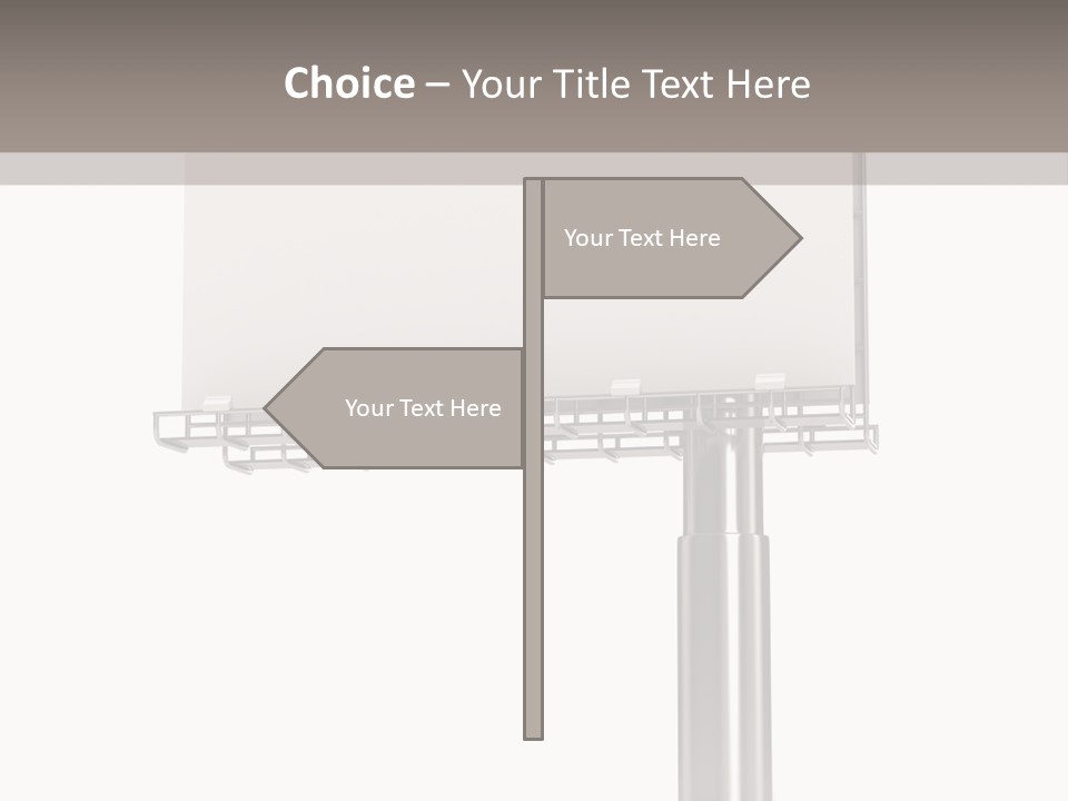 Traffic Nobody Message PowerPoint Template