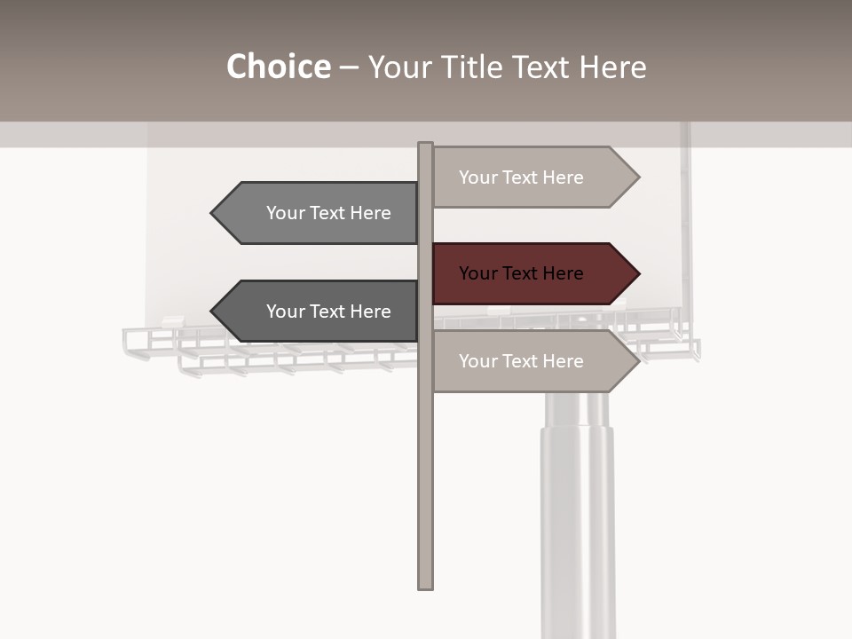 Traffic Nobody Message PowerPoint Template